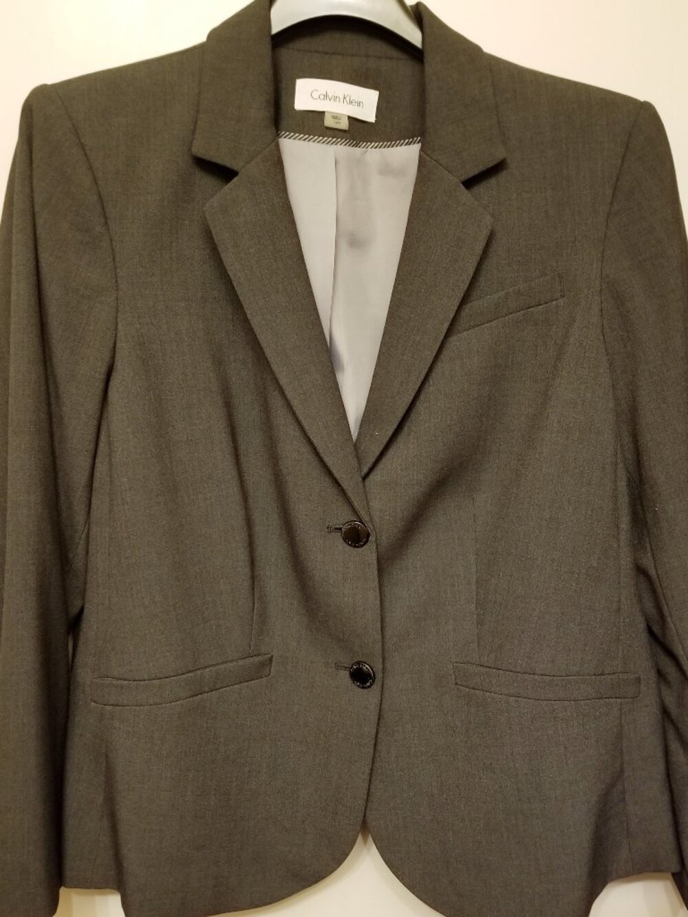 Calvin Klein Plus Two-Button Suit Jacket - Picture 4 of 5